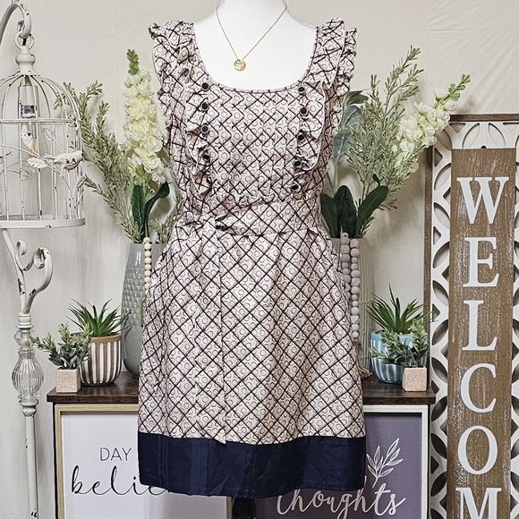 JUICY COUTURE | 100% SILK BELTED SERVANT DRESS - Picture 2 of 16